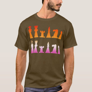 Lesbisk Chess Player LGBTQ LGBT Gay pride Chess T Shirt
