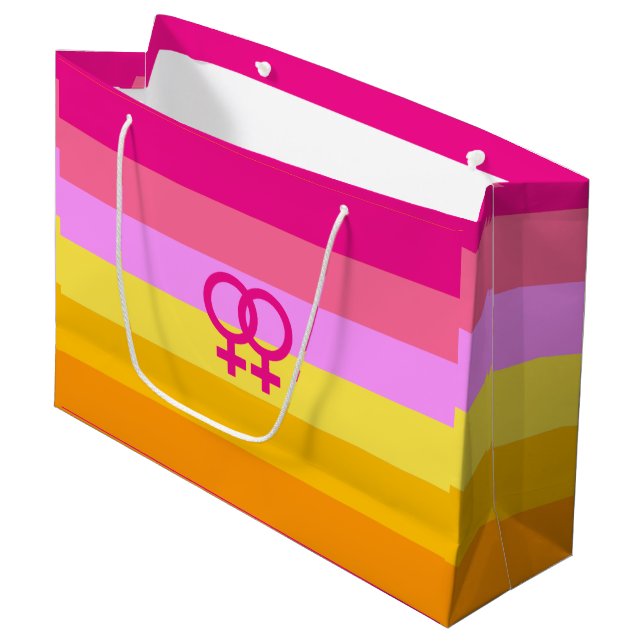 Lesbisk Dawn Pride WLW (Framsidan Vinklad)