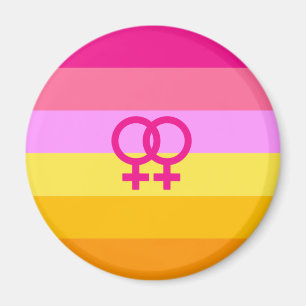 Lesbisk Dawn Pride WLW Magnet