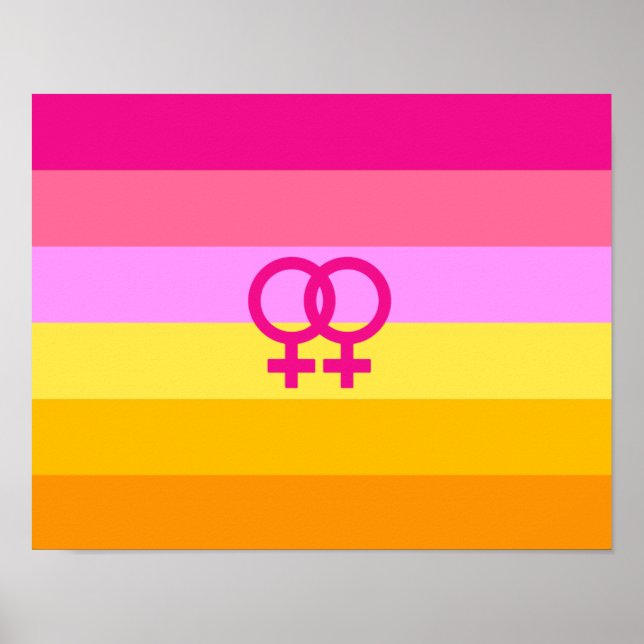 Lesbisk Dawn Pride WLW Poster (Framsidan)