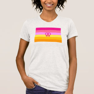 Lesbisk Dawn Pride WLW T Shirt