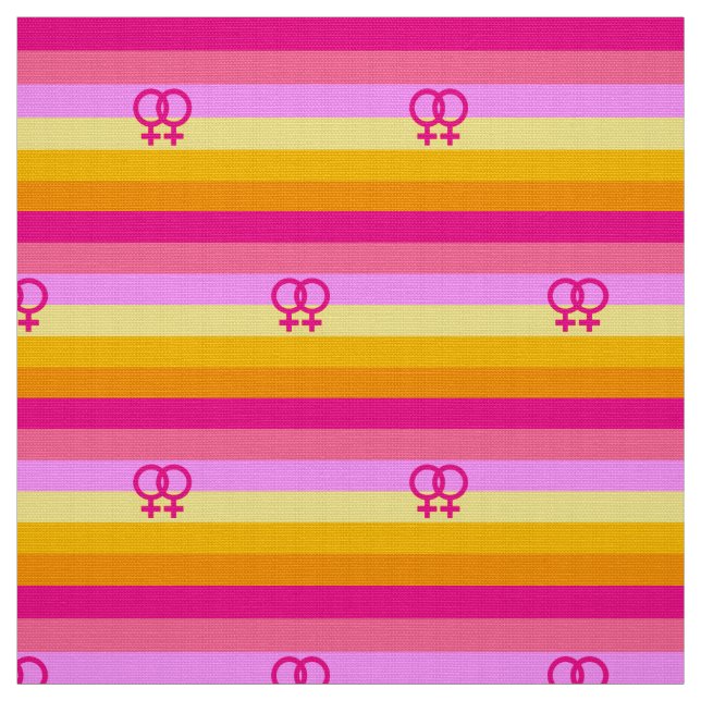 Lesbisk Dawn Pride WLW Tyg (Provkarta)