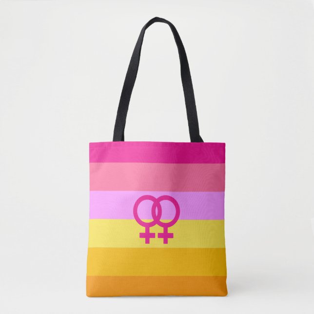 Lesbisk Dawn Pride WLW Tygkasse (Framsida)