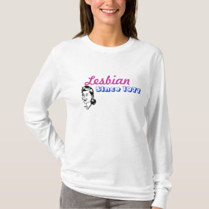 lesbisk efter 1977 - skräddarsy tee shirt