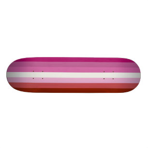 Lesbisk Flagga Mini Skateboard Bräda 18,5 Cm