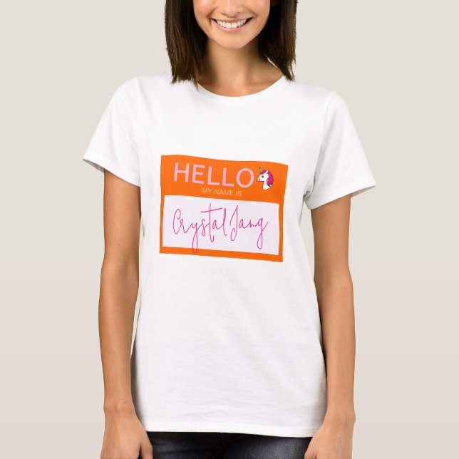 Lesbisk för personlig av HBT-Pride-Anpassningsbar T Shirt (Framsida)