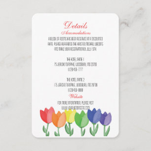 Lesbisk FÖR Rainbow FLOWER GAY BRÖLLOP Tilläggskort