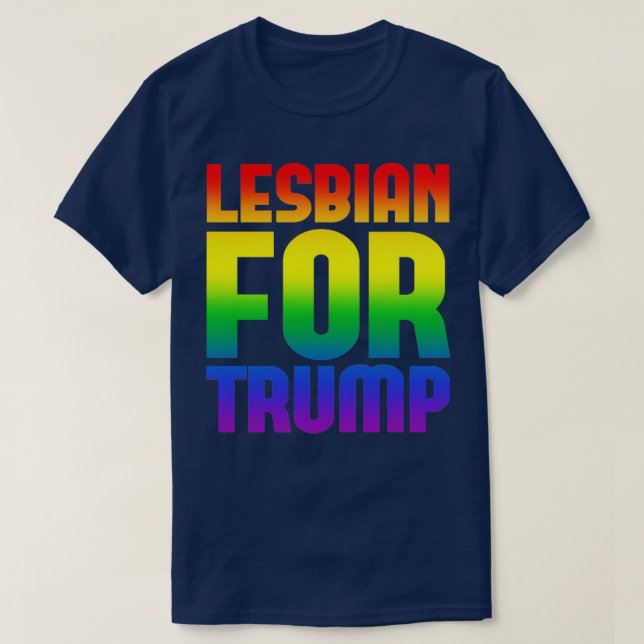 lesbisk för trump t shirt (Design framsida)