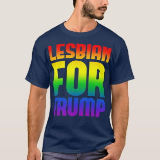 lesbisk för trump t shirt
