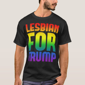 lesbisk för trump t shirt