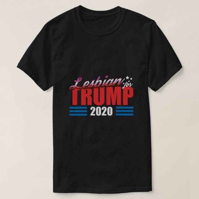 Lesbisk för Trump T Shirt (Design framsida)