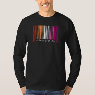 Lesbisk Gay Barcode Pride Washington Dc Queer Aest T Shirt
