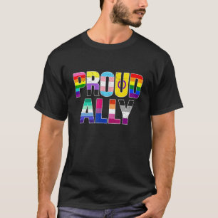 Lesbisk Gay Bisexual Trans Pan Queer Proud Ally Lg T Shirt