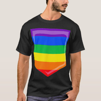 Lesbisk Gay pride Gift HGBTQ Rainbow Flagga Queo P T Shirt