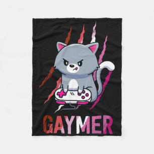 Lesbisk Gaymer Geek Stolthet Lgbt Videospel Älskar Fleecefilt