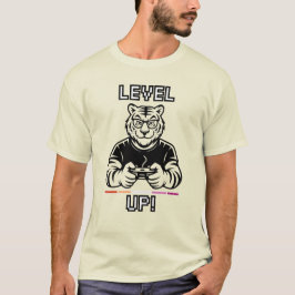 Lesbisk Gaymer Tiger Level Up Tröja Gamer Pride