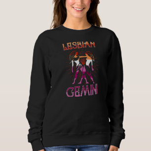 Lesbisk Gemini Zodiac Sign Birthday Horoscope Cons T Shirt