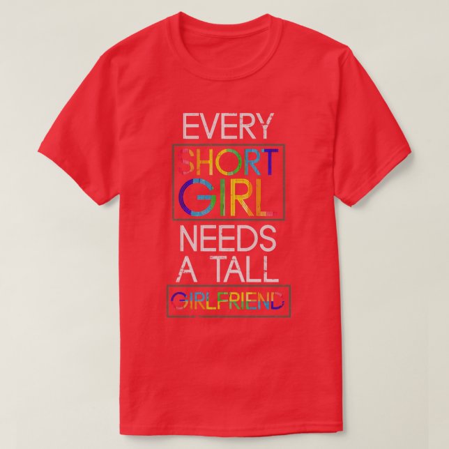 Lesbisk Gift Pride Month Girl LGBT T Shirt (Design framsida)