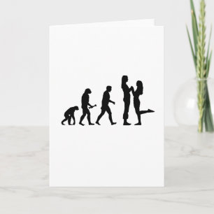 Lesbisk Giftermål Evolution Helgkort