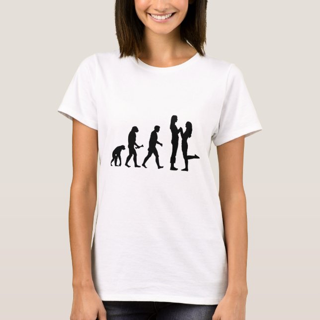 Lesbisk giftermålevolution tee shirt (Framsida)