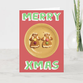 Lesbisk "God jul"-kort (tomt) Helgkort