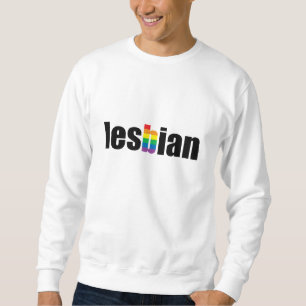 Lesbisk grundläggande tröja långärmad tröja