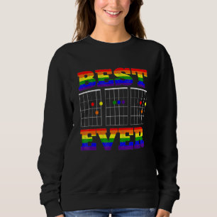 Lesbisk Guitarist Best Pappa någonsin Lgbt Gay pri T Shirt