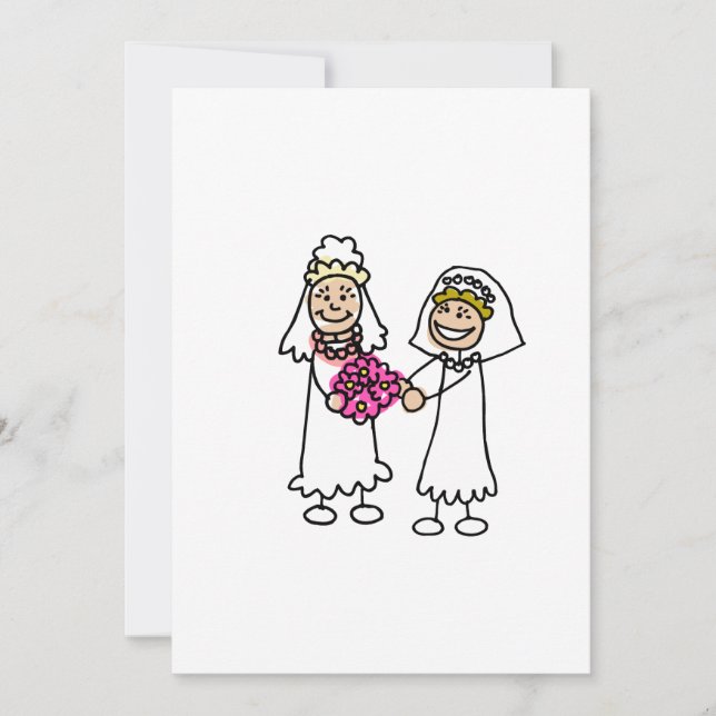 Lesbisk i Kärlek Inbjudningar (Framsida)