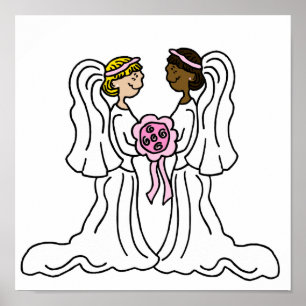 Lesbisk Internationellt par Poster