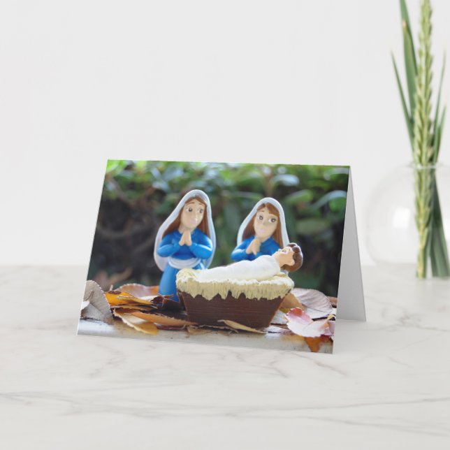 Lesbisk julkort helgkort (Framsida)