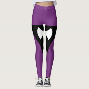 Lesbisk Labrys Prideflagga Leggings