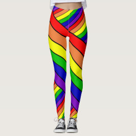Lesbisk LGBT-Pridets regnbåge Leggings