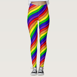 Lesbisk LGBT-Pridets regnbåge Leggings