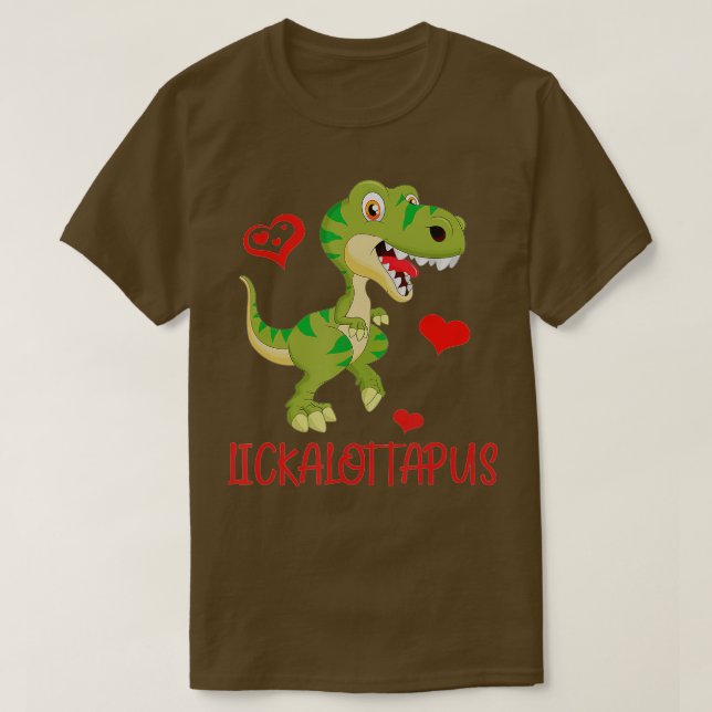 Lesbisk Lickalottapus T Shirt (Design framsida)