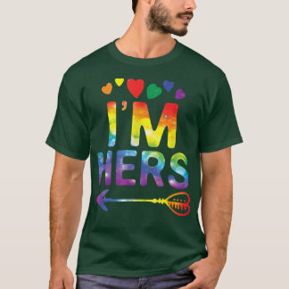 Lesbisk lite lustig jag är Hers som matchar HBT-Pr T Shirt