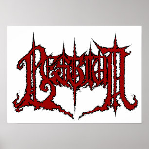 Lesbisk logotypaffisch poster