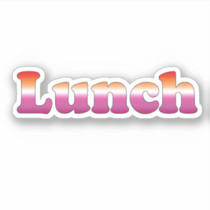 Lesbisk Lunch Klistermärken