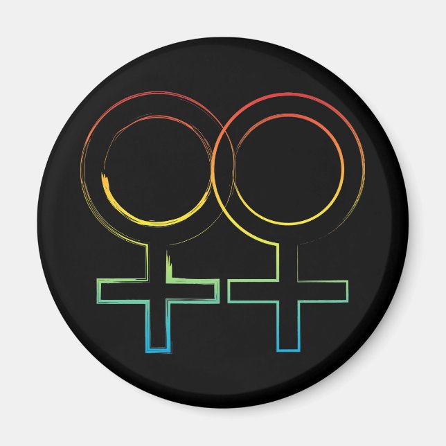lesbisk magnet (Framsidan)