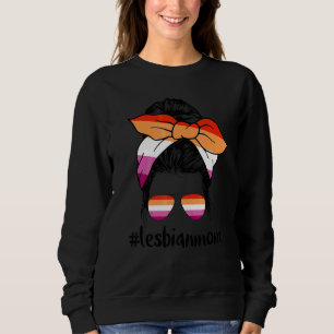 Lesbisk mamma rödt osett hår bunt HBTQ stödjande a T Shirt