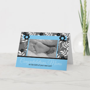 LESBISK Mammor Birth of a Son Grattiss Kort