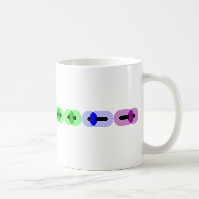 Lesbisk morsealfabetpubmugg kaffemugg (Höger)