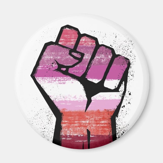 Lesbisk motstånd magnet (Framsidan)