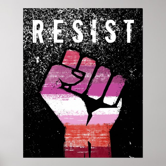 Lesbisk motstånd poster (Framsidan)