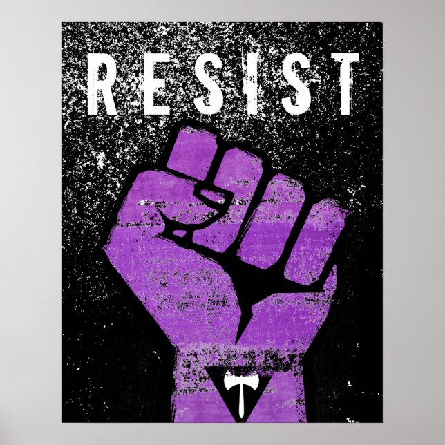 Lesbisk motstånd poster (Framsidan)