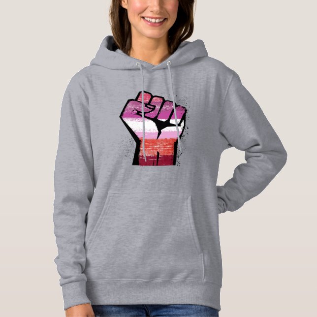 Lesbisk motstånd t shirt (Framsida)