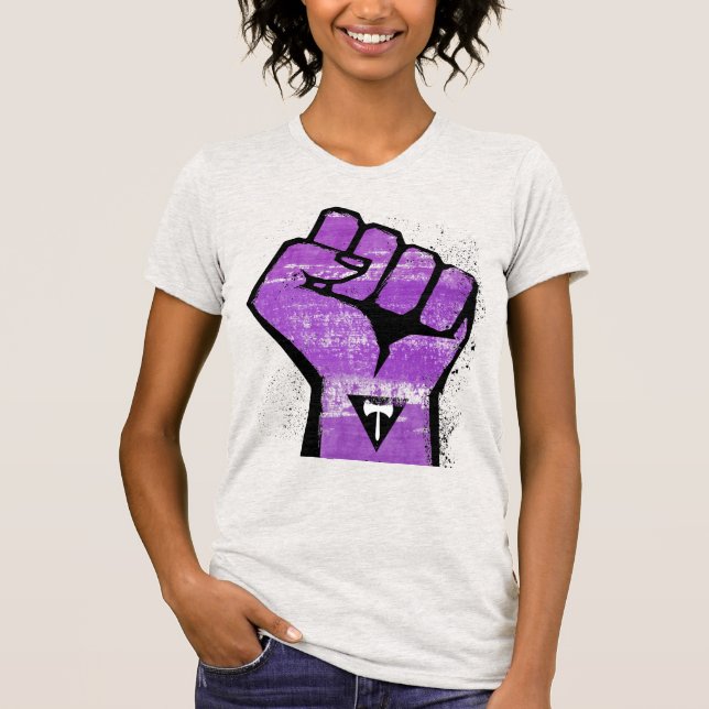 Lesbisk motstånd t shirt (Framsida)