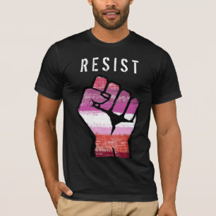 Lesbisk motstånd t shirt