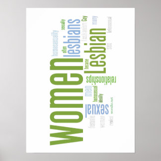 Lesbisk Ord Poster