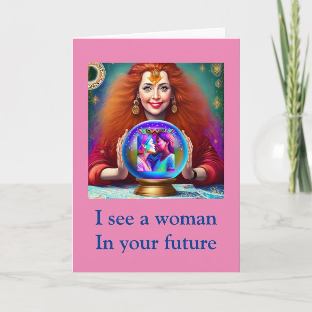 Lesbisk Par-mappat kort (Framsida)