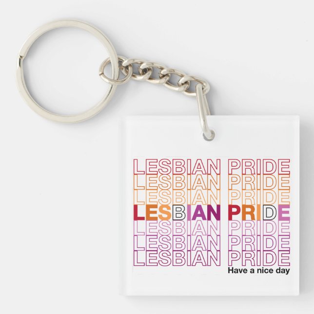 Lesbisk Pride Akryl (Framsidan)